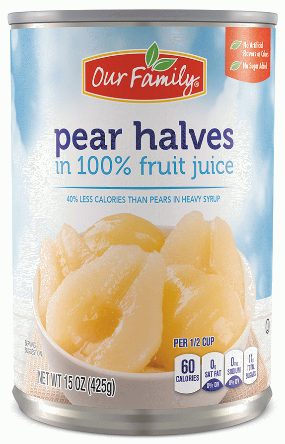 Our Family  pear halves in juice Full-Size Picture